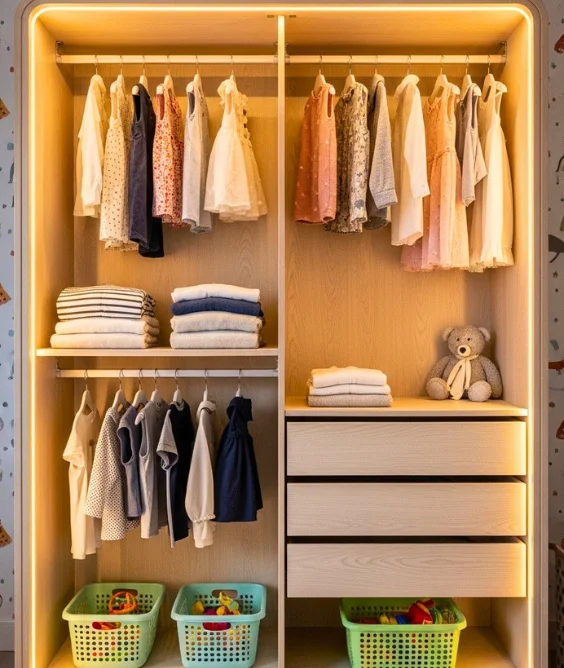 Low Height Wardrobe for Easy Access